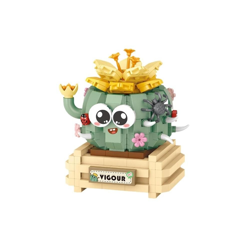 Aihontai Flower Pot Blocks - Succulent Flower Building Set, Lego Flowers, Construction Set Collection