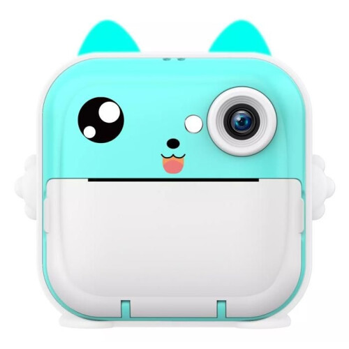 Kids Camera Print Digital Camera Blue Child Instant Print