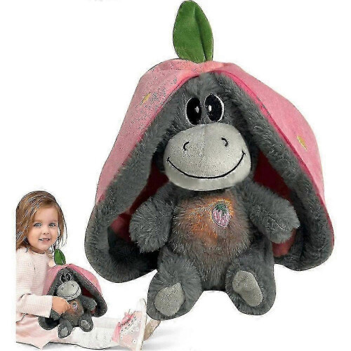 (Pink) Breathing Donkey, Cute Plush Toy