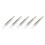 5X  Pointy Tip Edelstahl Poliert Gerade Pinzette 11cm 1