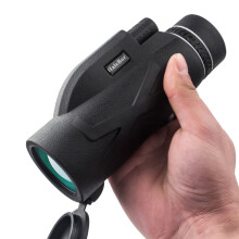 HaleBor 80x100 HD Monokular mit Handyhalterung – Nachtsichtfernrohr mit hoher Vergrößerung für den Außenbereich