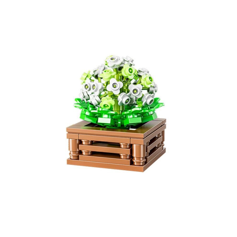 Aihontai Flower Building Blocks - Pimpimsky - Romantic Bouquet - Abs - Diy Toy - Games