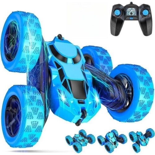 Voiture télécommandée - 4x4 RC - Rotation à 360 - Marque - Modèle - LED rechargeables
