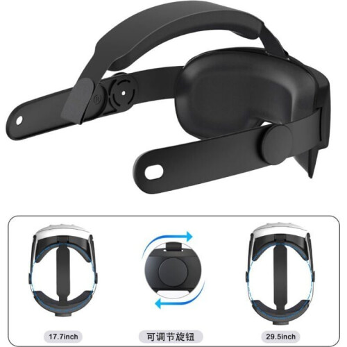 VR Smart Glasses Protective Glasses Accessories compatible with Oculus/Meta Quest 3 - Black - RAPANDA