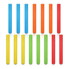15 Pack Track and Field Relay Batons Sticks, Soft Foam Grip Running Race Batons Sticks for Outdoor Sports Practice