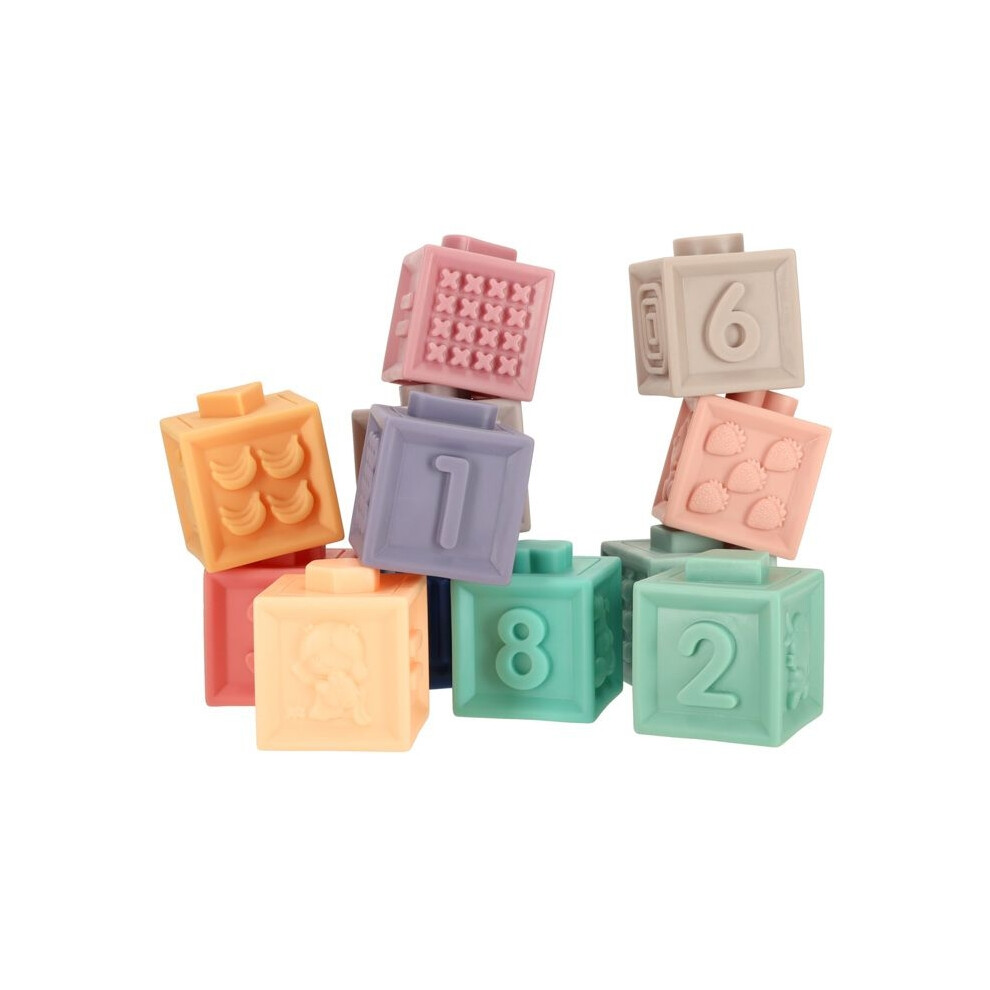 Aihontai 15-Piece Set Of Soft Educational Sensory Ball Blocks