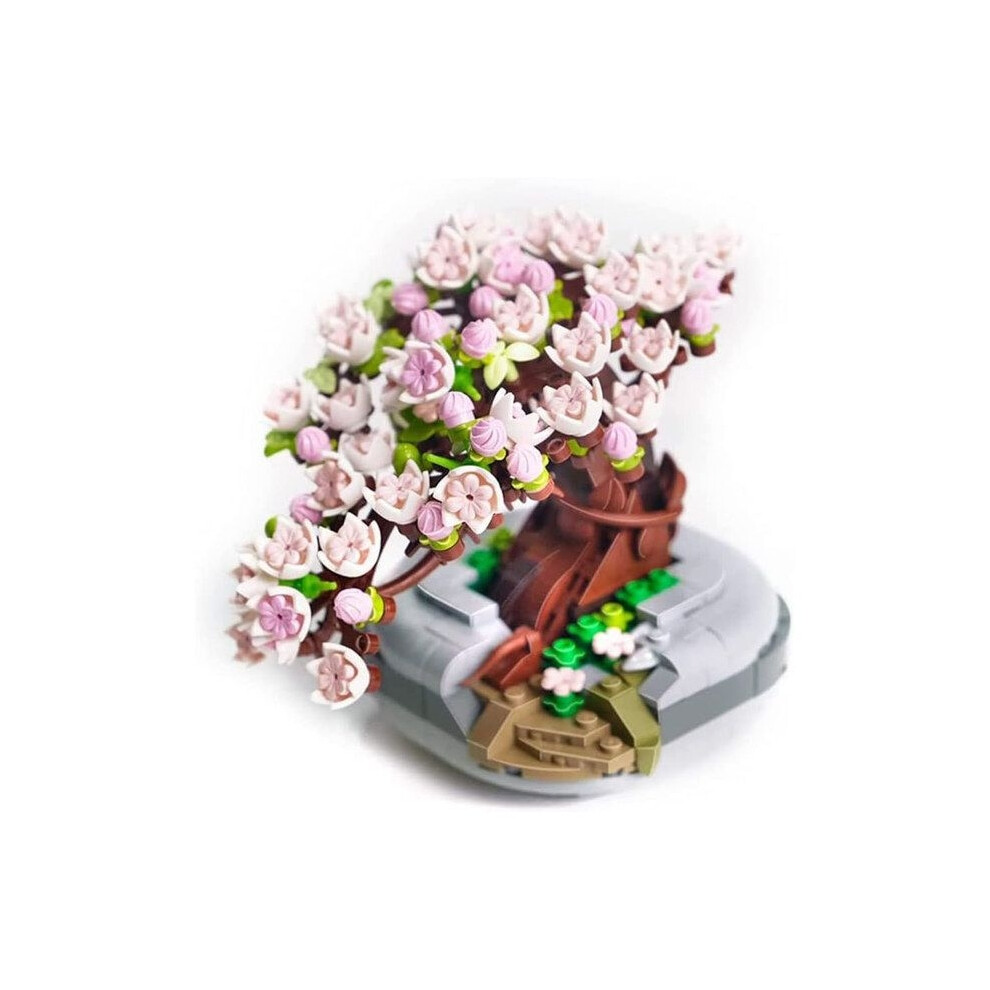 Aihontai Cherry Blossom Building Block, Bonsai, Flower Building Block, Diy Bouquet