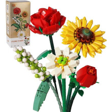 Bouquet di fiori - KENETUOS - 568 pezzi - Fiori artificiali - Multicolore - Decorazione per la casa