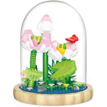 659 Piece Flower Building Block Set with Plastic Cover for Home and Office Decoration Kljmh-01 (Lotus)