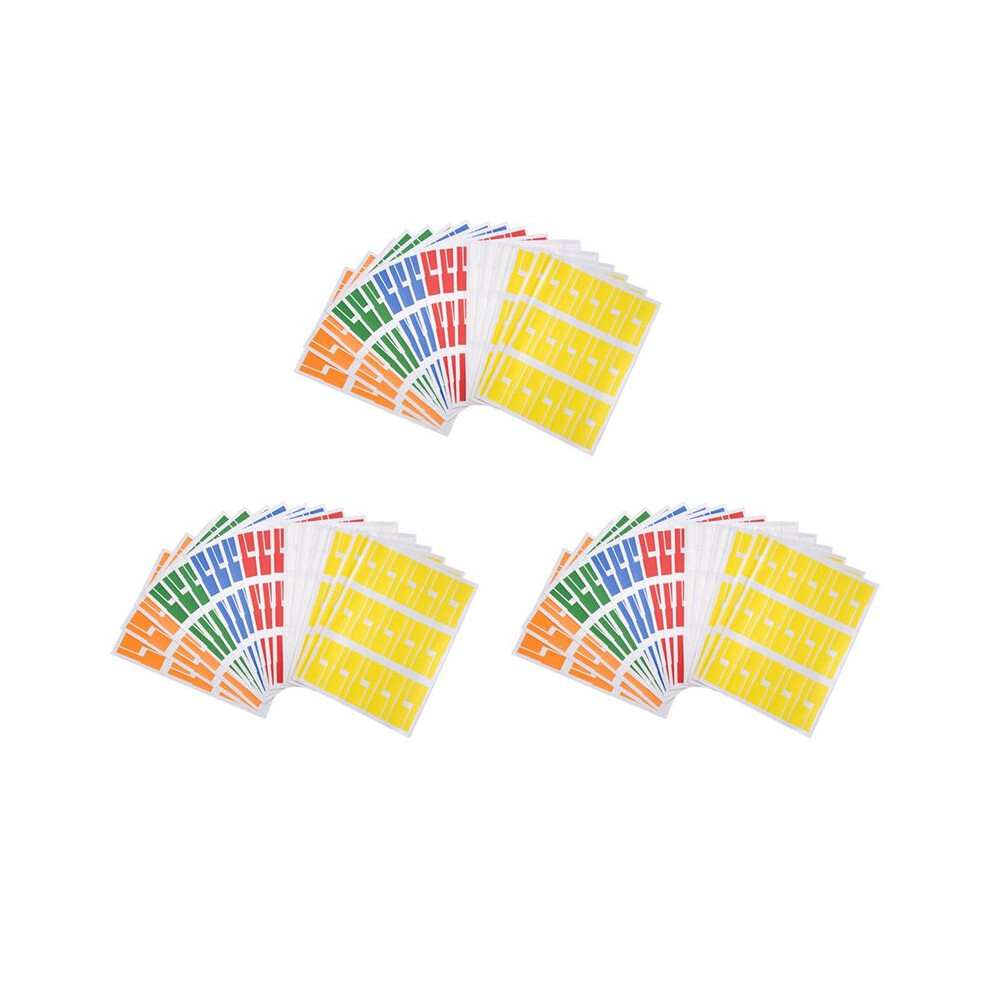 Photos - Tap / Valve / Fitting 1620Pcs/54 Sheets Cable Labels Tags Cable Markers Self Adhesive Cable Labels Waterproof Tear Resistant Wire Labels