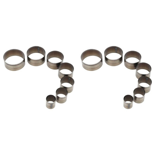 14Pcs Round Leather  Cutter Mold Die Template Punching Tools 20mm-50mm