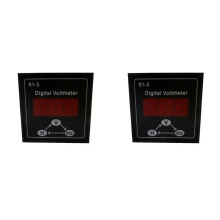 2X 91-3 Digital Voltmeter for Gasoline Generator Accessories 220V 380V Single Phase 3 Phase Voltage Meter
