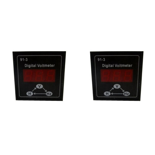 2X 91-3 Digital Voltmeter for Gasoline  Generator Accessories 220V 380V Single Phase 3 Phase Voltage Meter