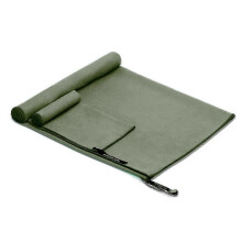 (Military Green) 3 Sizes Microfiber Quick Dry Travel Towel Set for Camping, Beach, Gym, Sports, Yoga & Swimming Pool