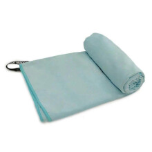 (Light Blue) 3 Sizes Microfiber Quick Dry Travel Towel Set for Camping, Beach, Gym, Sports, Yoga & Swimming Pool