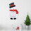 8pc Christmas Light Switch Decals, Festive Wall Outlet Stickers 4
