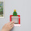 8pc Christmas Light Switch Decals, Festive Wall Outlet Stickers 7