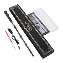 \u200bHarry Potter Feuer Zauberstab Real Flame Shooting Stick Magic Wand with Light Effects for Cosplay Collectors\u200b