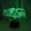 (Touch Base) 3D Fire Engine Modelling Table Lamp - 7-Color Changing Fire Truck Night Light 6