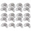 20Pcs 20mm x 20mm 90 Degree Shelf Support Corner Brace Angle Bracket 1
