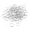 10mm Dia Silver Tone Metal Split Loop Key Rings Holders Replacement 80 Pcs 1