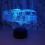 (Touch Base) 3D Fire Engine Modelling Table Lamp - 7-Color Changing Fire Truck Night Light 5