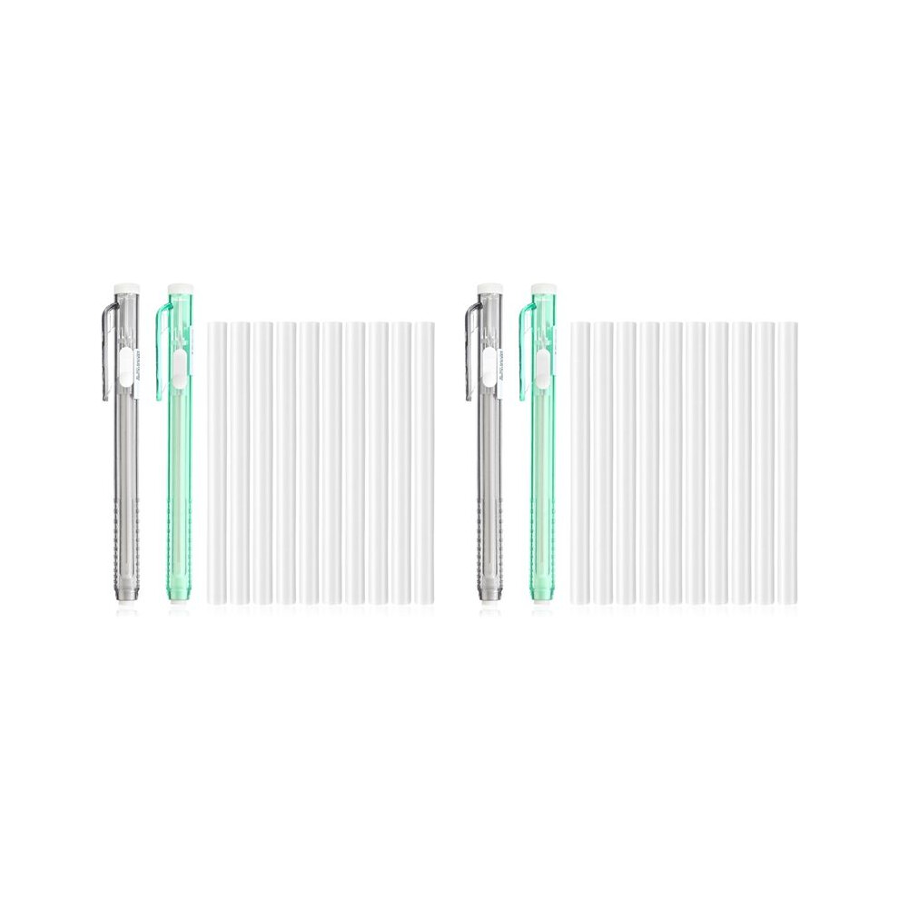 24Pcs Retractable Eraser Mechanical Eraser Pen Pencil Eraser Pencil Pen Artist School Office Drawing Writing 6031736476283