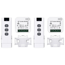 2X Tuya WiFi Curtain Controllers Roller Blinds Shutter Motor Life APP Remote Control Alexa
