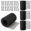 4Pack Gutter Guard Mesh Rolls, 20 Feet Gutter Leaf Guards with 40 Clip Hooks, DIY Rain Gutter Covers Preventing Leaves 1