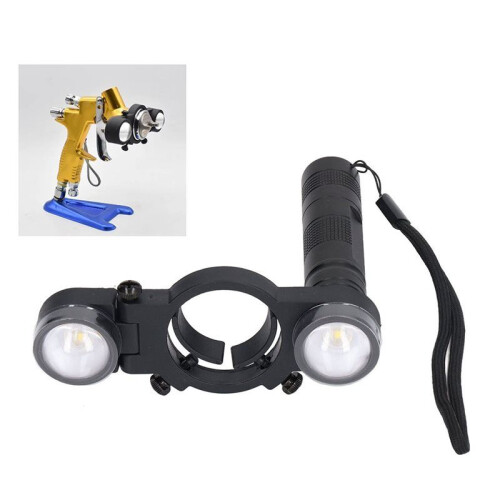 Spray Gun Fill Light Adjustable Brightness Easy to Use Compact Memory Function Spray Gun Light for Home
