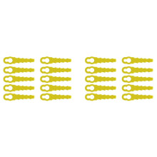 20Pcs Plastic Blades for Serrated Double Blade Heads - Suitable for Rac155 and Rac157-Rac158 Trimmers and Blade