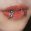 (1.2*8*4mm) Stainless Steel Inner Tooth Cusp Cone Nose Ring Stud Earrings 5