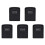5X Key Lock Box Wall Mounted 4 Digit Combination Lock Box for House Key  Security Key Storage Lock Box Black 1