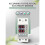 5X Din Rail Dual Display Adjustable Over Voltage Current Under Voltage Protective Device Protector Relay 60A 220V 230V 4