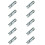 Cable Pulling Swivel Wire Bearing Breakaway Swivel 1 Ton - 10Pcs 1