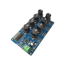 8CH Rotary Knob Servo Driver 8 Channel/Way Controller Board Overcurrent Protection Servo Tester Servo Controller