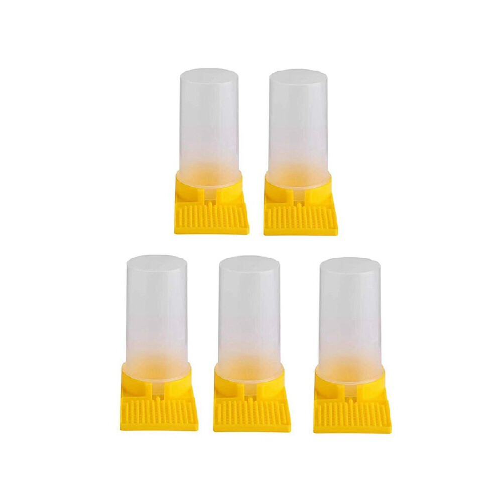 Bee Feeder, Hive Beekeeping Water Dispenser, Bee Hive Entrance Feeder, Beekeeping Tools (5-Pack) 6034164958505