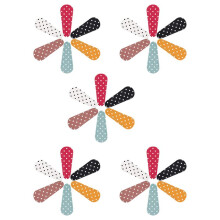 30 Pieces Embroidery Scissors Sheath Polka Dot Scissors Protective Cover Scissors Leather Sheath for Scissors Protection