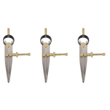 3X LEDer Handwerk Rotierendes Hand Werkzeug DIY Flügel Teiler Verstellbarer Stahl LEDer Handwerk Machen Rotierendes Werkzeug Flügel Teiler Abstand