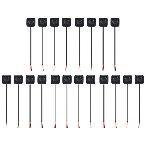 20 Pcs Momentary  Momentary Push Button  Off  12V 24V Surface Mount  Button