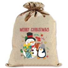 (G) 50x40cm Kids' Santa Sack Christmas Gift Bag Xmas Stocking Present