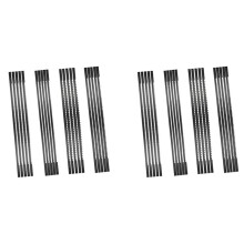 2X Scroll Saw Blades,Fretsaw Blade,Scroll Saw Blades,Scroll Saw Blades with Pin, 10/15/18/24 Teeth, for Woodworking