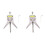2X Pipe Center Finder, Pipefitter Tools W/Centering , Pipe Fitting Tools Center Finder Tool to Measure Pipe Diameter 1