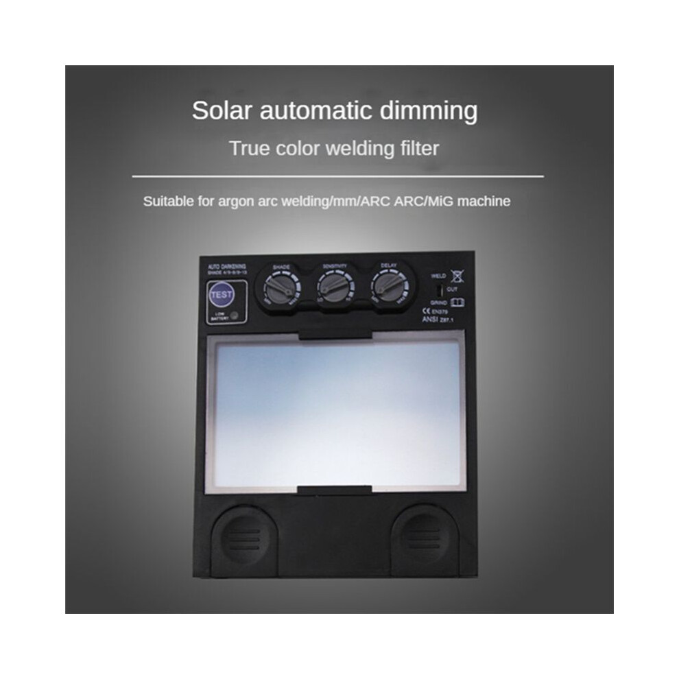 Welding Lens Solar Automatic Lcd Dimming Welding Helmet Filter Goggles Welding Lens Panel Replacement Filter 6033209792210