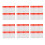 120 Pcs Non-Completed Plastic Test Tubes Lab Test Tool with Screw Cap Transparent, 12 X 60mm 1