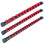 3 PCS Socket Organizer 1/2 3/8 1/4 Inch Drive Socket Rail Holders Heavy Duty Socket Racks Red 1