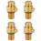 4X M18X1.5 Refill CO2 Valve Adapter Thread Converter Replacement for 1