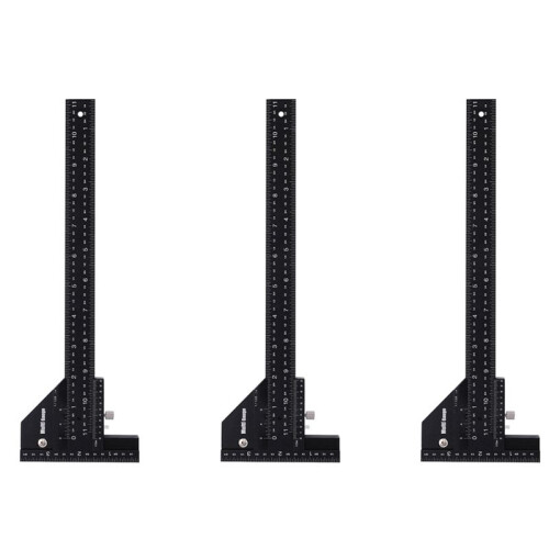 3X Multi Gauge Woodworking Multifunctional Ruler,Angle Ruler Woodworking Tools