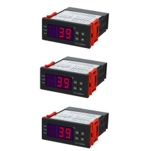 3X STC-8080A + RéGulateur de TempéRature NuméRique 220 V RéGulateur de Stockage à Froid CongéLateur Capteur HygromèTre 40 %