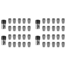 40Pcs Er16 Spring Collet + Motor Shaft 8Mm Extension Rod Holder Cnc Milling Lathe Tool Engraving Machine